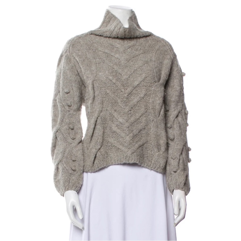 Ulla Johnson Baby Alpaca Cowl Neck Sweater/Small